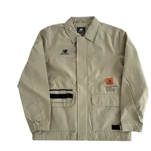 New Balance Спортивная куртка унисекс цвета хаки, Khaki