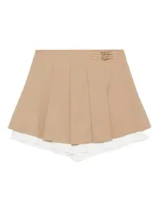 Юбка-шорты Suzie со складками Simkhai, нейтральный