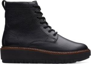 Женские ботинки Clarks Orianna W Lace из темно-коричневой кожи