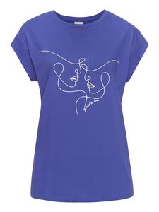 Футболка LASCANA, синий