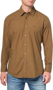 BOSS Мужская мягкая фланелевая рубашка на пуговицах, Pewter Green