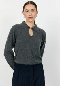 Топ Levete Room ELOISE, Dark Grey Melange/Dark Grey