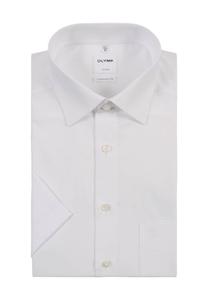 Рубашка, воротник Кент, однотонная, мужская OLYMP, белый