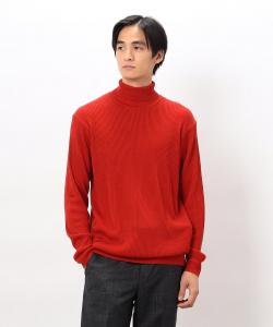 Водолазка в рубчик японских цветов Comme Ca Ism, цвет Vermilion (Red)