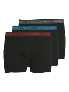 Боксы Jack & Jones PlusSize "JACWAISTBAND TRUNKS 3 PACK NOOS PLS" (упаковка, 3 шт.), цвет Asphalt