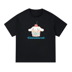 Футболка Unisex CINNAMOROLL Yugui Dog Sanrio, черный