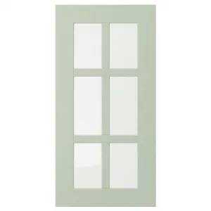 Стеклянная дверь, светло-зеленый, 30х60 см, STENSUND IKEA