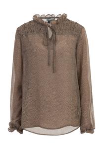 Блуза DreiMaster Vintage, цвет Light brown/Dark brown