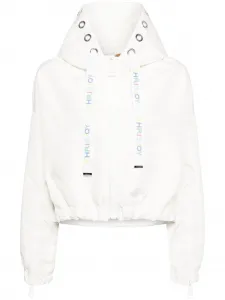 Укороченная ветровка с капюшоном Khrisjoy, белый