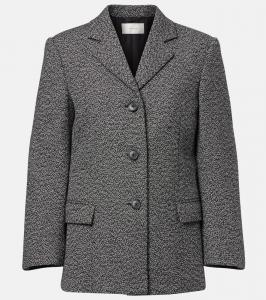 Жакет из кашемира и шерсти Eudora The Row, Black W/White