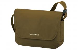 Montbell Нейлоновая сумка через плечо, большая сумка-кроссбоди, унисекс, цвет милитари, оливковый
