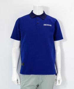 Трикотажная рубашка-поло с геометрическим узором