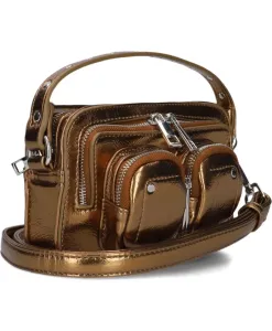 Бронзовая нейлоновая сумка Helena Núnoo, коричневый