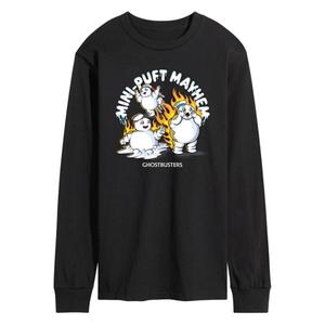 Мужская футболка с длинным рукавом и принтом «Охотники за привидениями» из серии «Замороженная империя» Licensed Character, черный