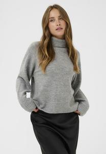 Джемпер Kaffe KAERIN ROLLNECK, Light Grey Melange/Light Grey