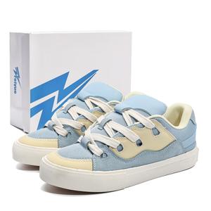 Feiyue Скользоустойчивые износостойкие дышащие лоу-топ скейтборд кроссовки унисекс мультиколор - желтый синий, цвет Yellow Blue