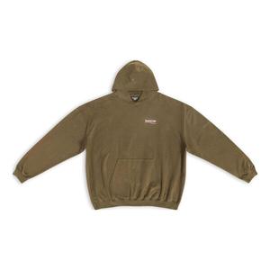 Толстовка political campaign large fit hoodie 'khaki' Balenciaga, хаки
