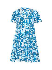 Usha Женское платье синего цвета