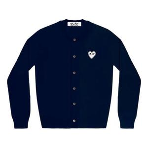 Кардиган (WMNS) COMME des GARCONS PLAY Cardigan White heart 'Navy' AZ-N061-051-2, темно-синий