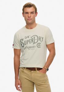 Футболка Superdry & Co HERITAGE BRAND , Riff White/White