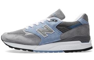 Кроссовки NB 998 унисекс с низким верхом серые/синие New Balance