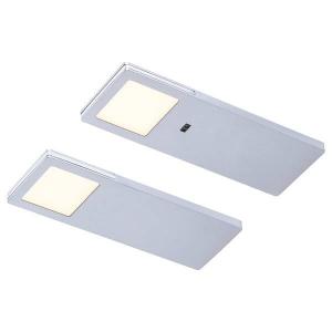 Встраиваемый светильник Paul Neuhaus Carlos 2 шт, серебряный