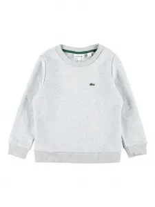 Толстовка с круглым вырезом Lacoste Kids, серый