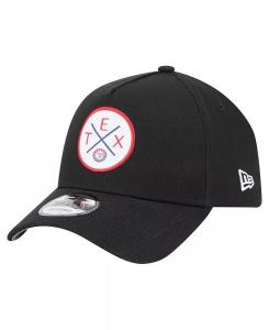 Мужская черная шапка Texas Rangers 9FORTY A-Frame Adjustable New Era