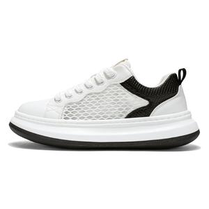 Низкие повседневные туфли с амортизаторами, противоскользящими и износостойкими свойствами для мужчин Magelly, White