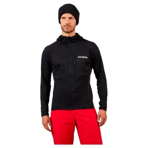 Флис Rossignol черныйside Mix full zip, черный