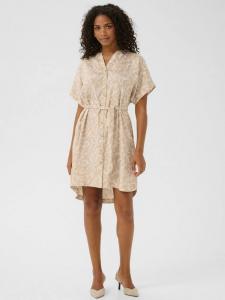 KAbarton платье-рубашка с короткими рукавами на пуговицах KAFFE, Grey/Multi