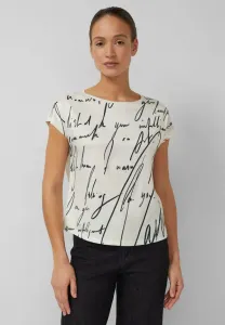 Футболка с принтом S.Oliver, Creme