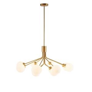 Подвесной светильник KOSILUM, 82x82x43 см, цвет латуни