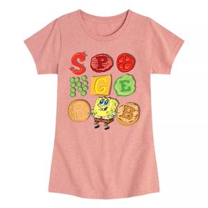 Футболка с приправами «Губка Боб Пэтти» для девочек 7–16 лет Licensed Character, розовый