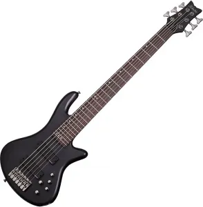 Совершенно новый электрический бас Schecter Stiletto Studio-6, прозрачный черный сатин