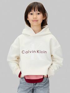Детский худи CK Calvin Klein, Whitecap Grey
