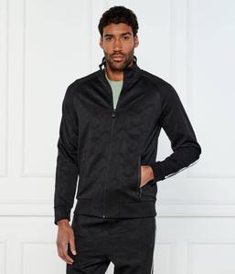 Свитер скарли полосатый c Loose fit Boss Green, черный