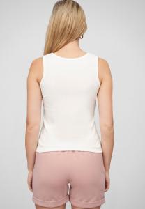Топ TANK MIT KNOPFLEISTE UND FEDER Cloud 5ive, белый
