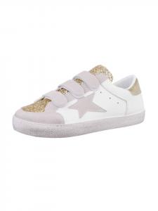 Кроссовки на шнуровке Ital-Design, цвет gold und weiß