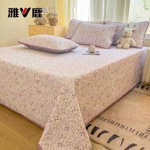 Yalu Комплект постельного белья из 3 предметов (покрывало 230х250 см, 2 наволочки), молочный бархат, утепленный