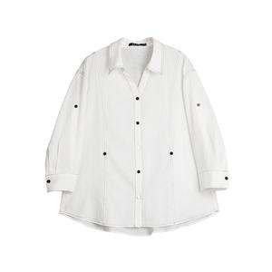ELLE Рубашка Women's Ecru Lapel Moderate