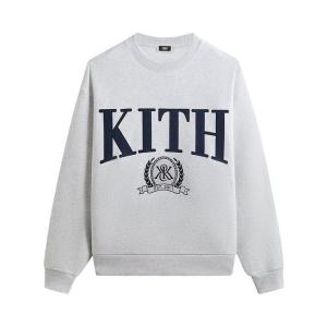 Свитер Kith Collegiate Nelson Crewneck, Light Heather Grey
