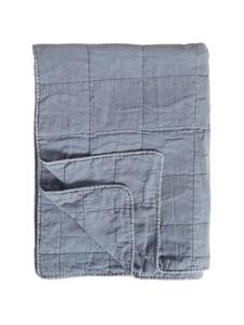 IB Laursen Классическое хлопковое одеяло синего цвета