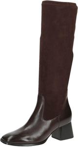 Женские ботильоны на шнуровке с каблуком Caprice, Dk Brown Comb