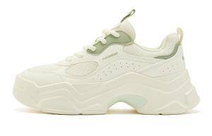 Кроссовки QIAODAN Lifestyle Shoes Women's Low-top Ivory Gray Bean Green, зеленый