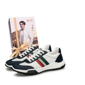 ZRO Мужские повседневные кроссовки низкие бело-голубые, цвет White Blue