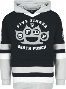 Толстовка с капюшоном Five Finger Death Punch EMP Signature Collection, белый/черный/серый