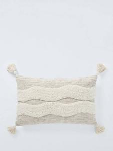 Подушка John Lewis Tufted Wave John Lewis ANYDAY, Caramel