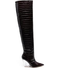 Stuart Weitzman ботфорты Nina 100, красный