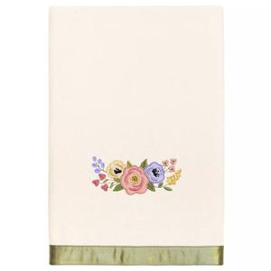 Linum Home Textiles Турецкий хлопок Verano Набор украшенных полотенец из 4 предметов, бежевый